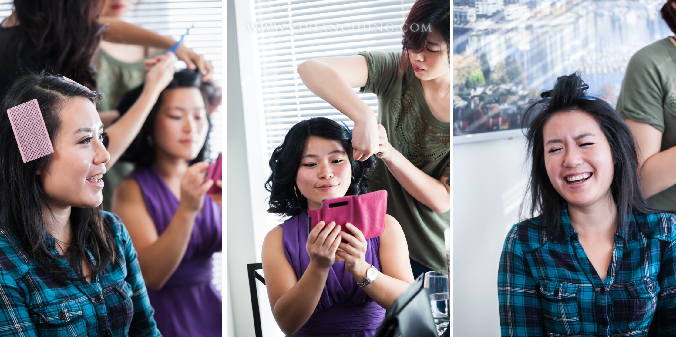 2 UBC wedding April Justin girls getting ready 2